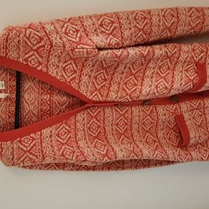 Aeropstale Sweater Dress. Pumpkin spice Aztec pattern soft and warm.